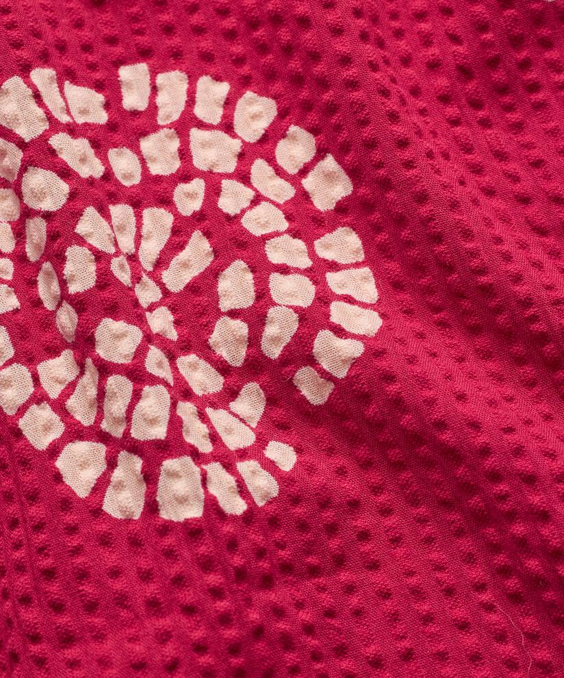 Baumwollhemd mit zweireihigem Knopfverschluss, Persian Red