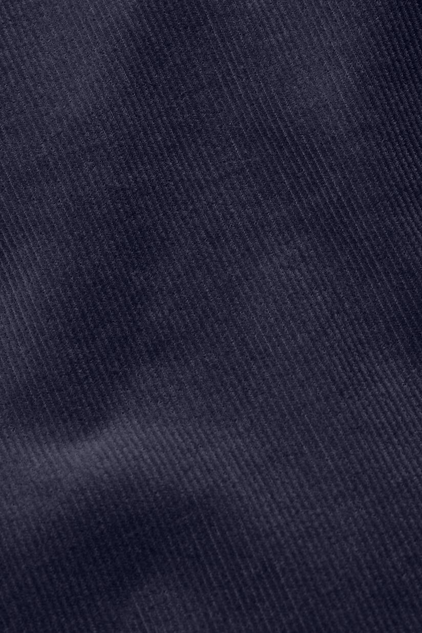 klassischer Blazer aus Babycord, Navy Blazer