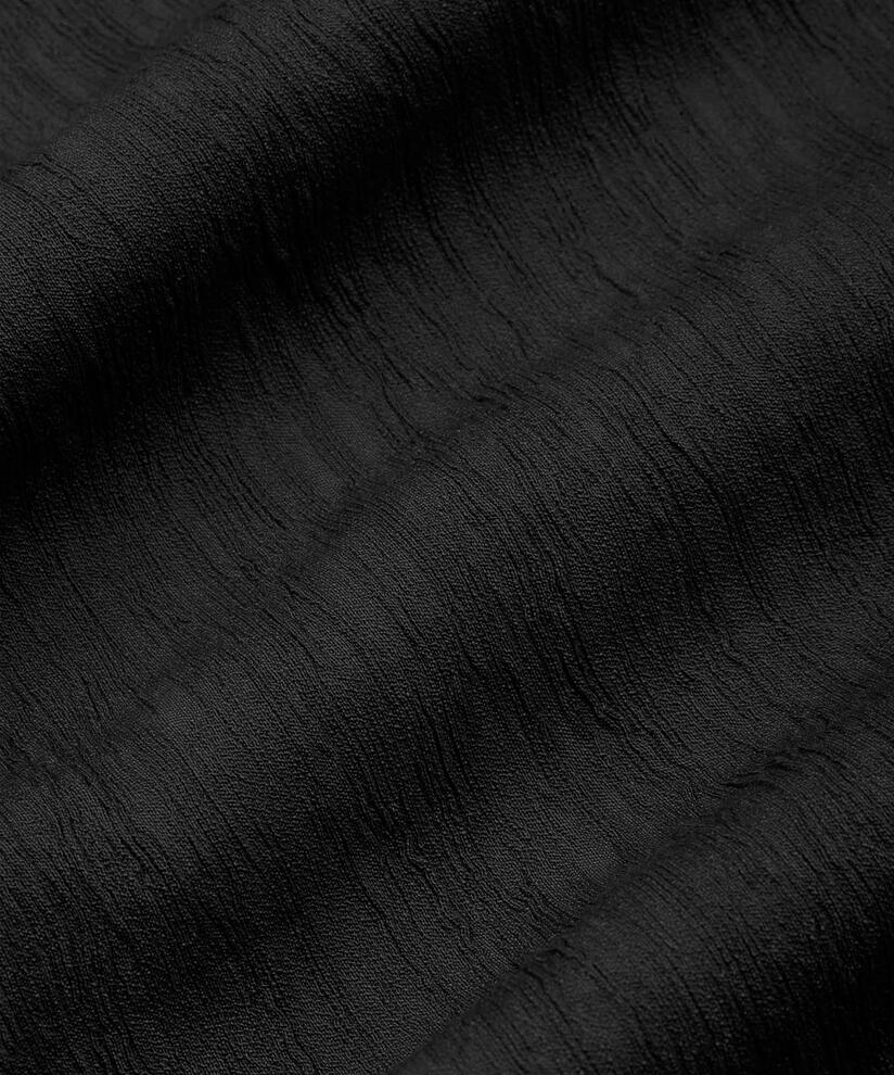 Kleid mit tiefem V-Ausschnitt und Krawatten, Black