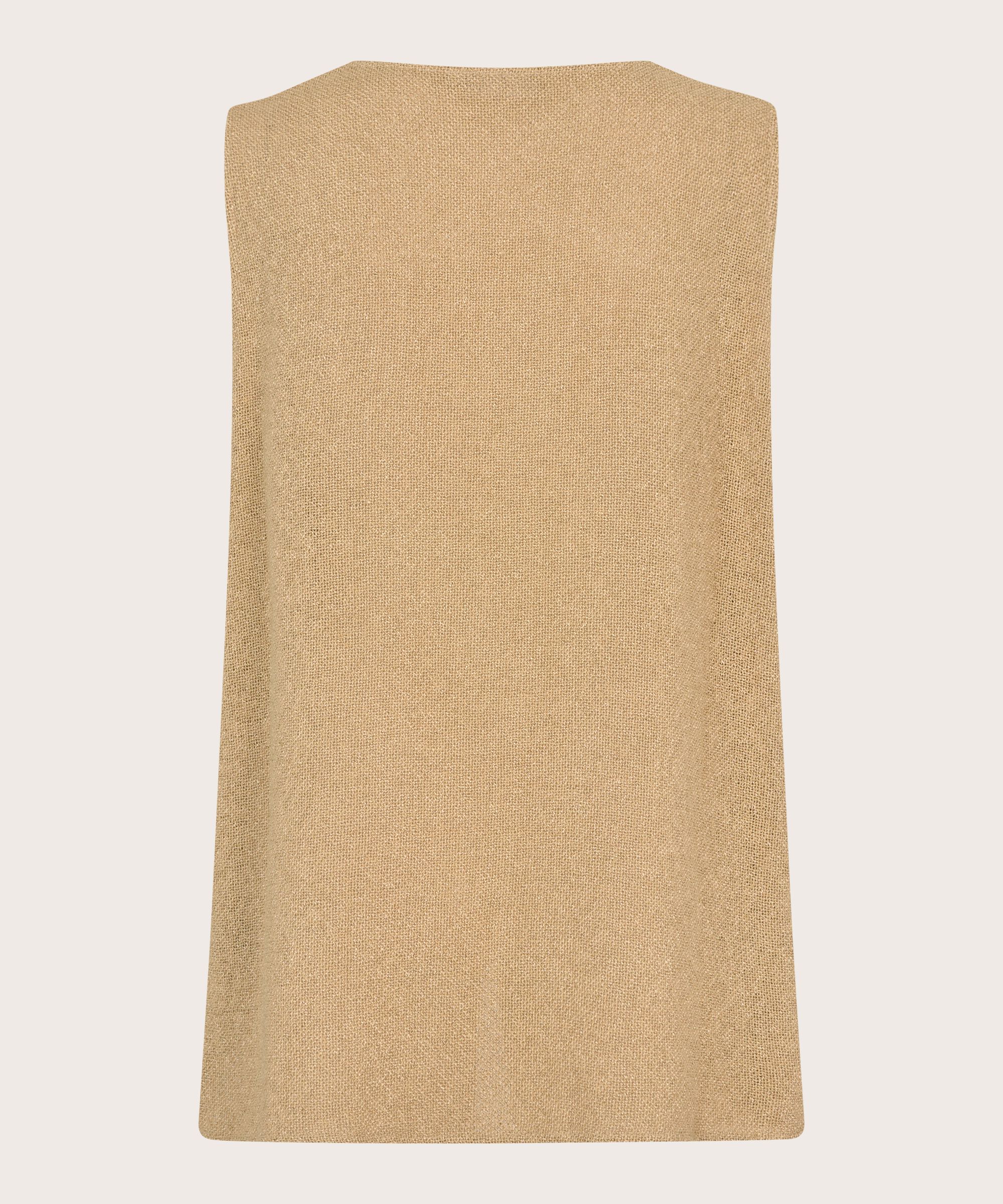 Lange, Offene Bouclé-weste, Safari