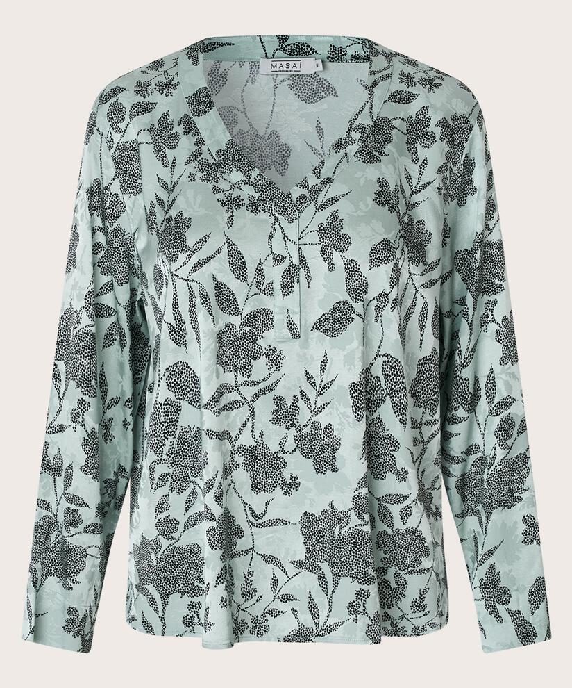 Viskosebluse Mit V-ausschnitt, Ether