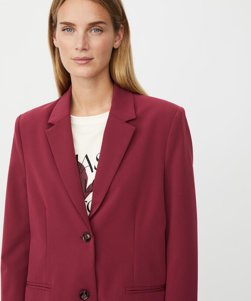 Blazer Mit Revers Und Knöpfen, Tawny Port