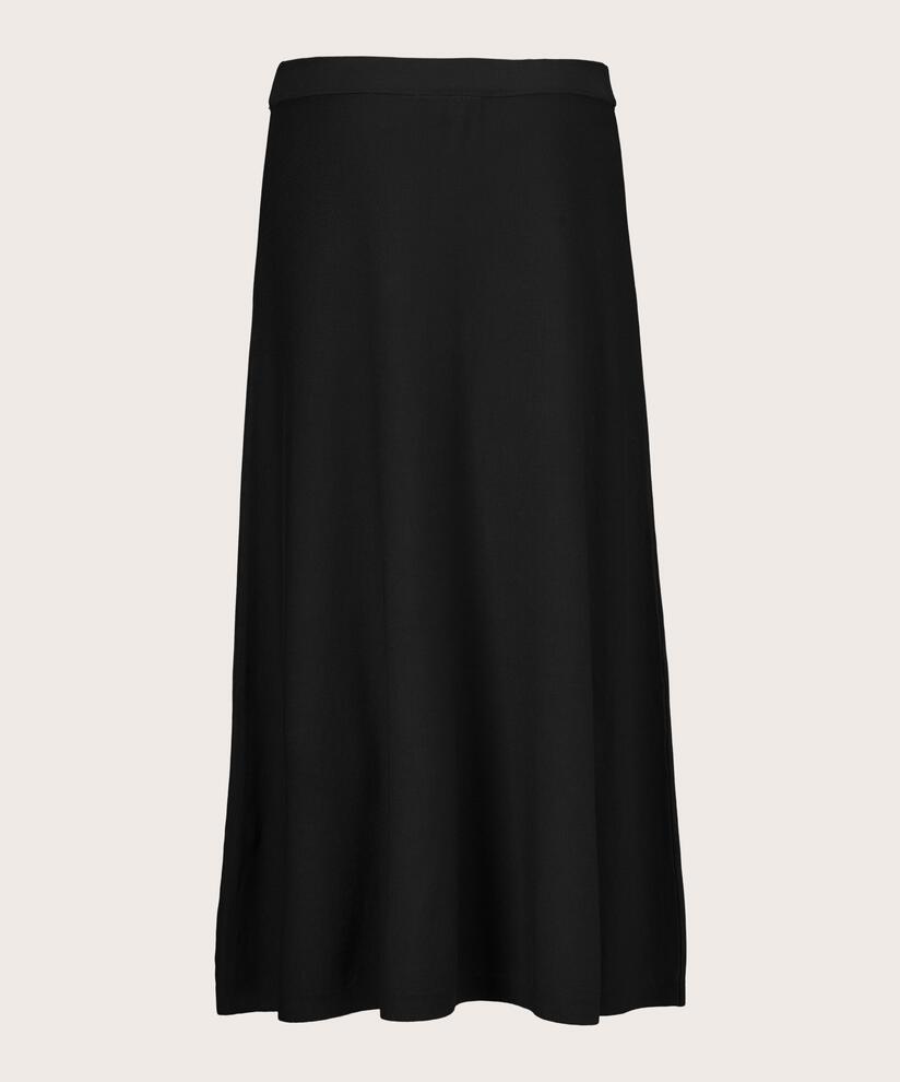 Strickrock mit elastischem Bund, Black
