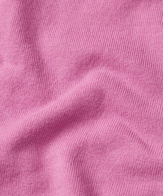 Strickpullover mit 1/2-Arm und Strassknopf, Opera Mauve