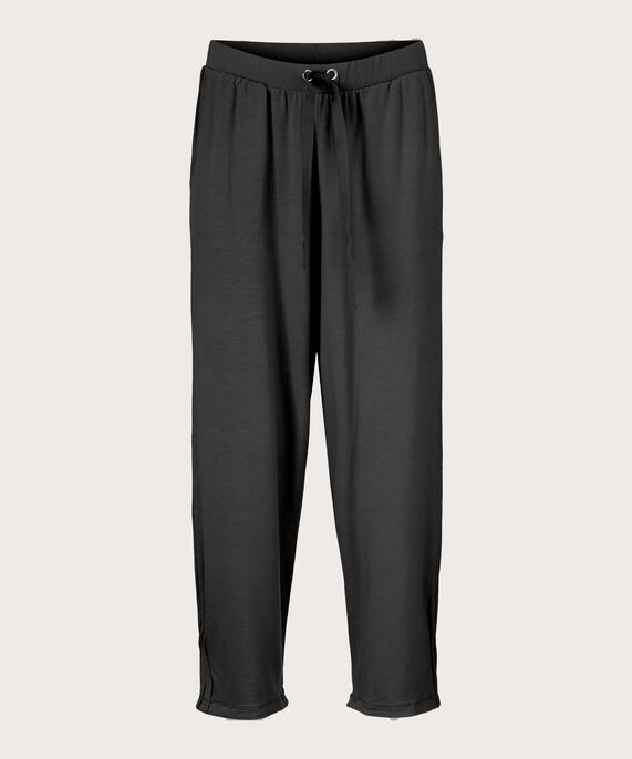Jogginghose aus weichem Jersey, Black