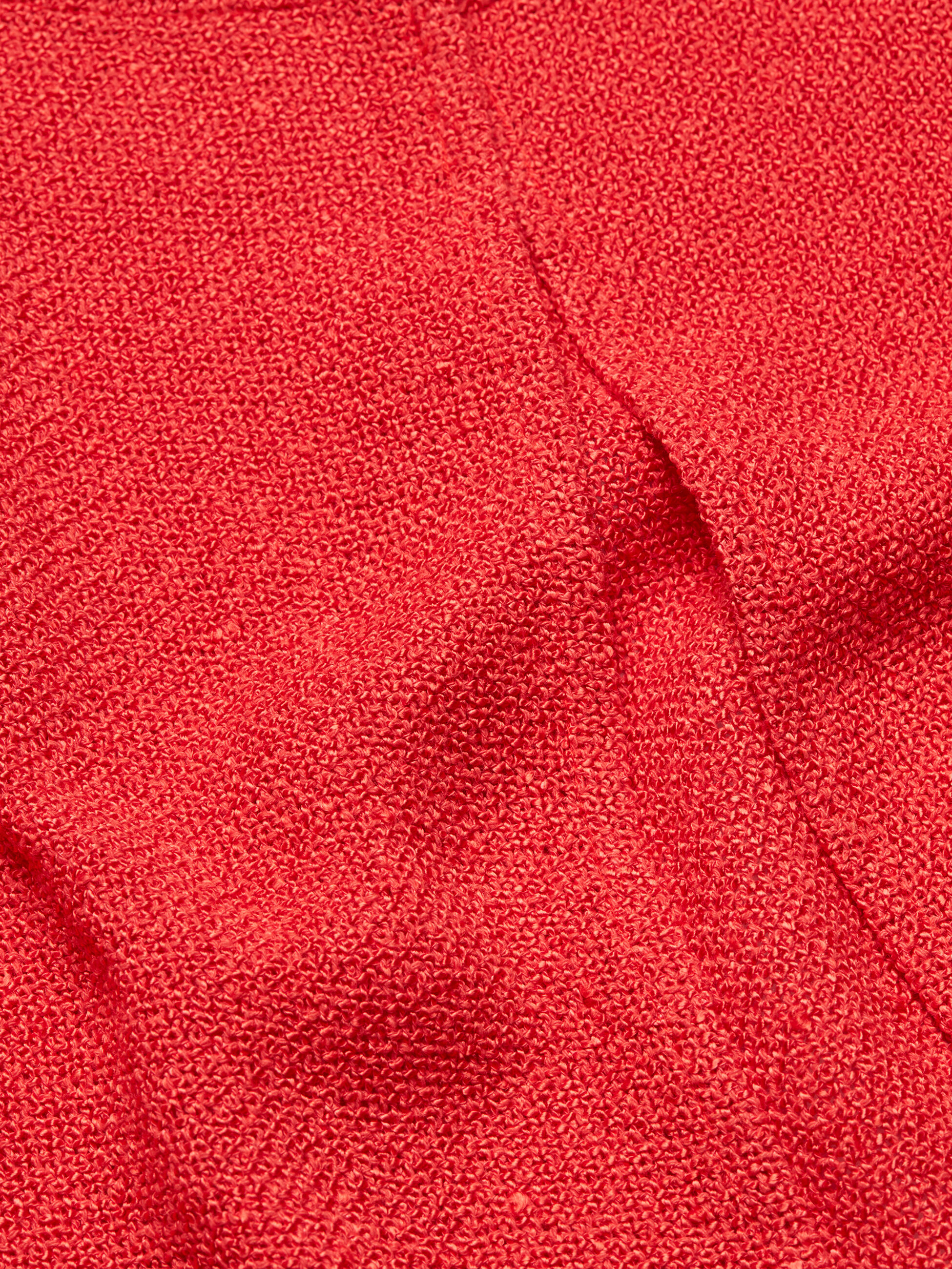 Kurze Jacke Aus Boucl&eacute;, Poinsettia