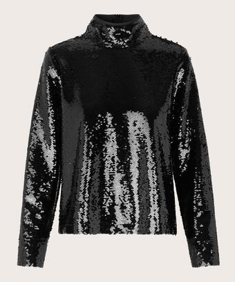 Brunila Bluse, Black, hi-res