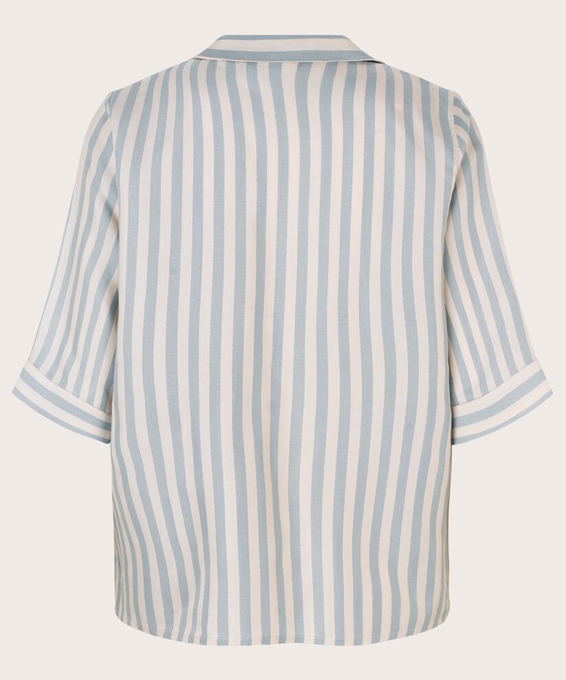DONATA BLUSE, Blue Surf