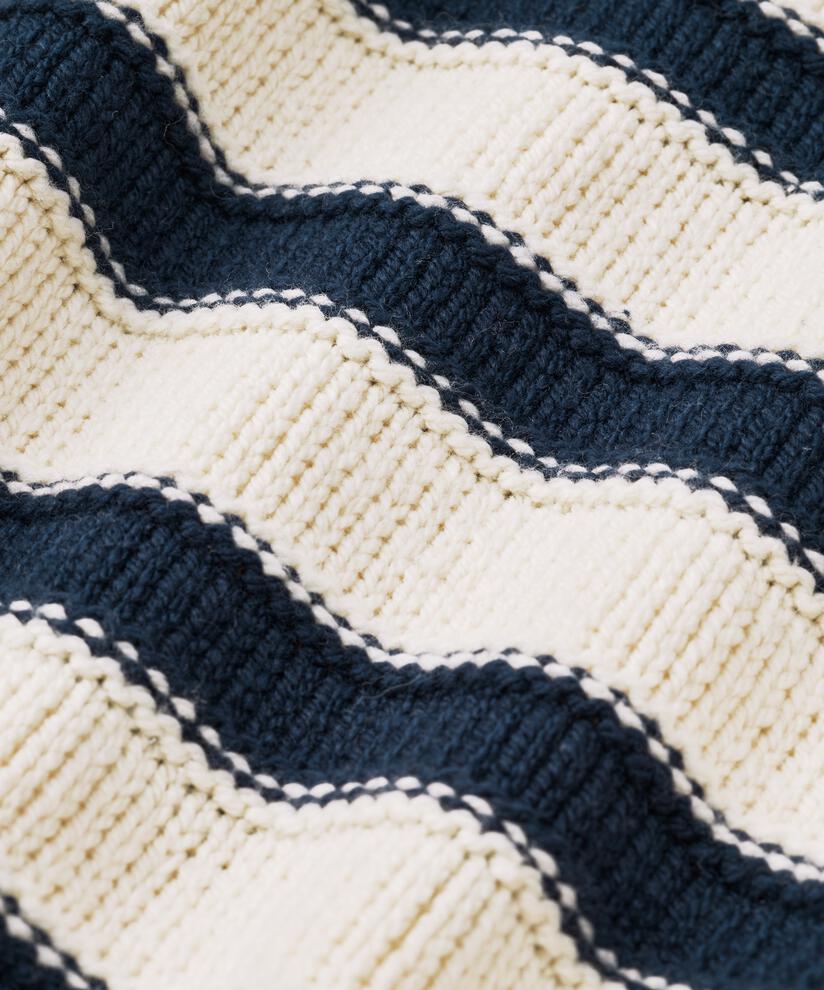 Strickpullover mit Knopfdetail an der Schulter, Mblue/Whc