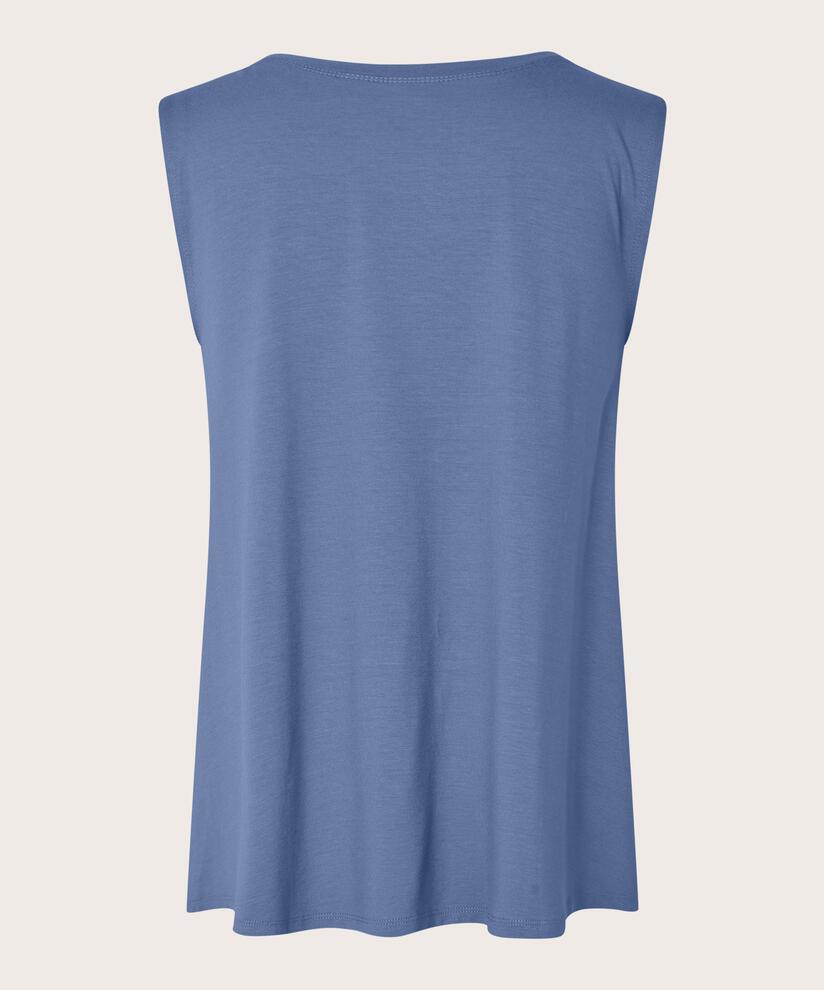 Ärmelloses Jersey-top, Bijou Blue