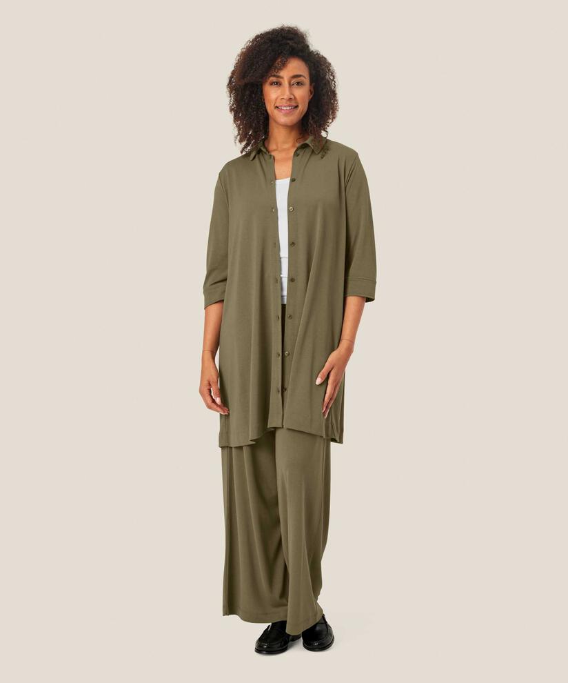 Jerseyhose mit elastischem Bund, D. Lichen Green