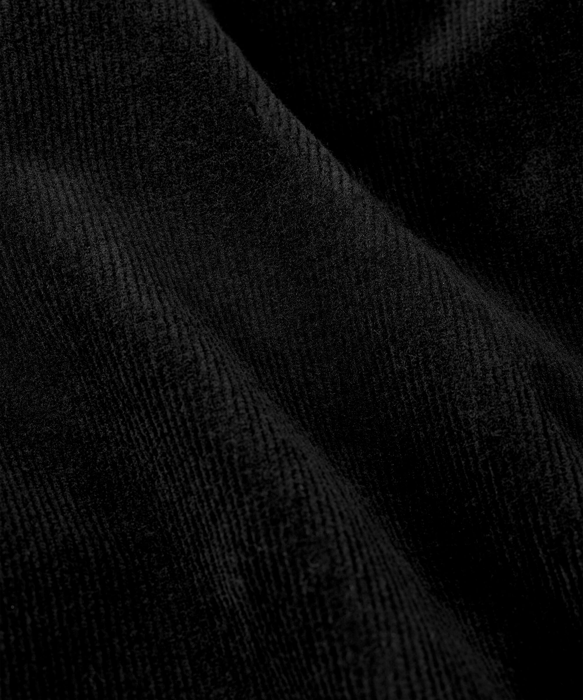 Cordhose mit schmalen Beinen, Black