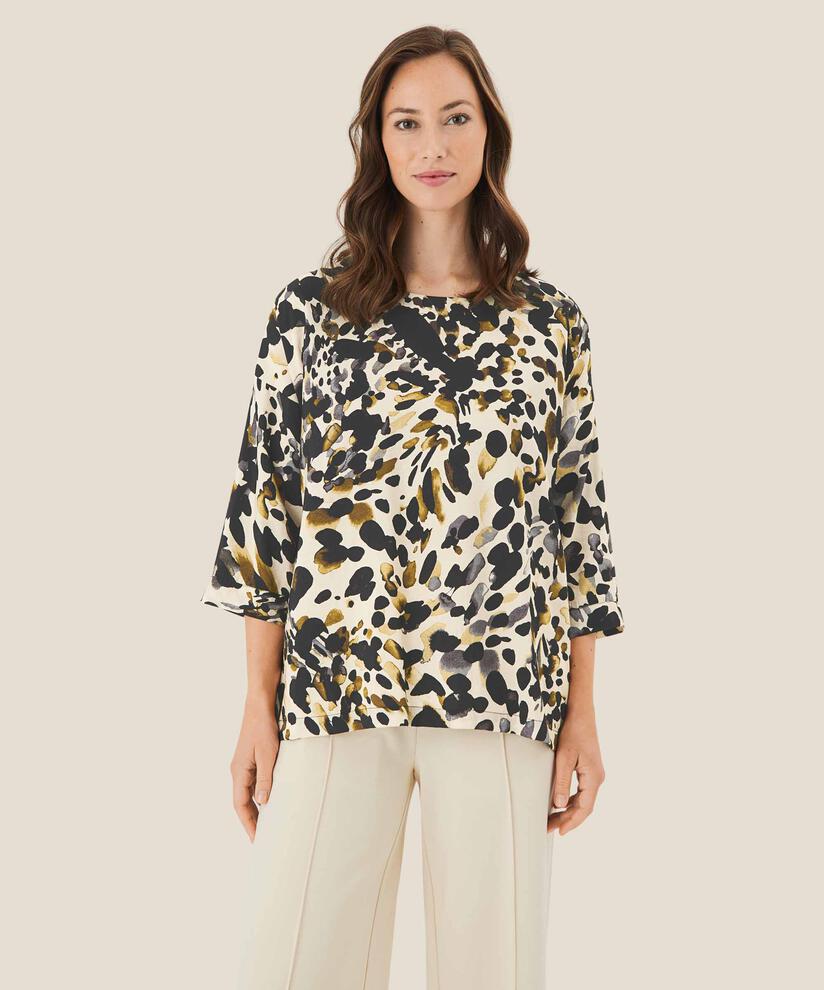 Viskosebluse mit 3/4 Ärmeln, Starfish