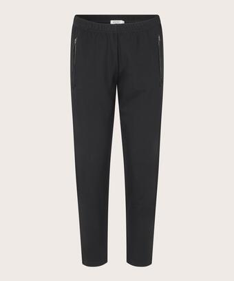 Knöchellange Hose aus Jersey, Black