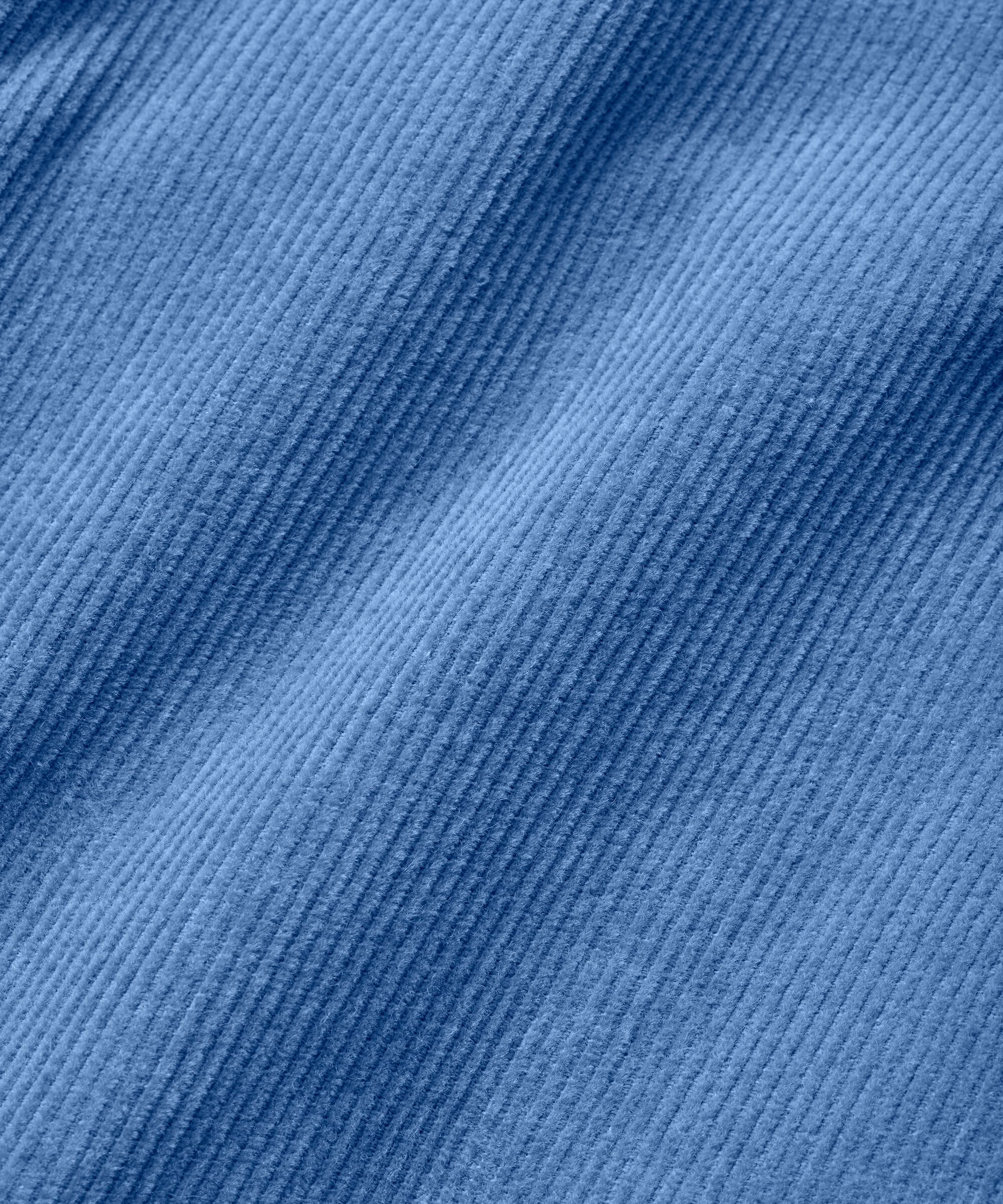 Samtjacke mit verdeckten Knöpfen, Federal Blue