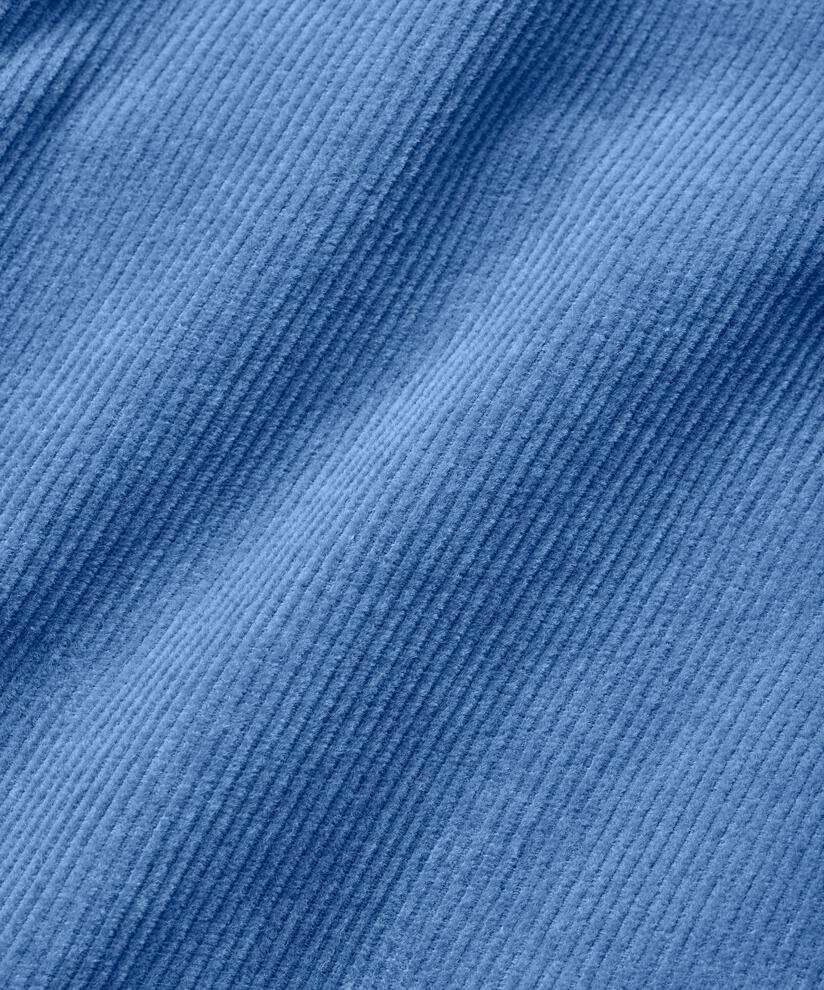 Samtjacke mit verdeckten Knöpfen, Federal Blue