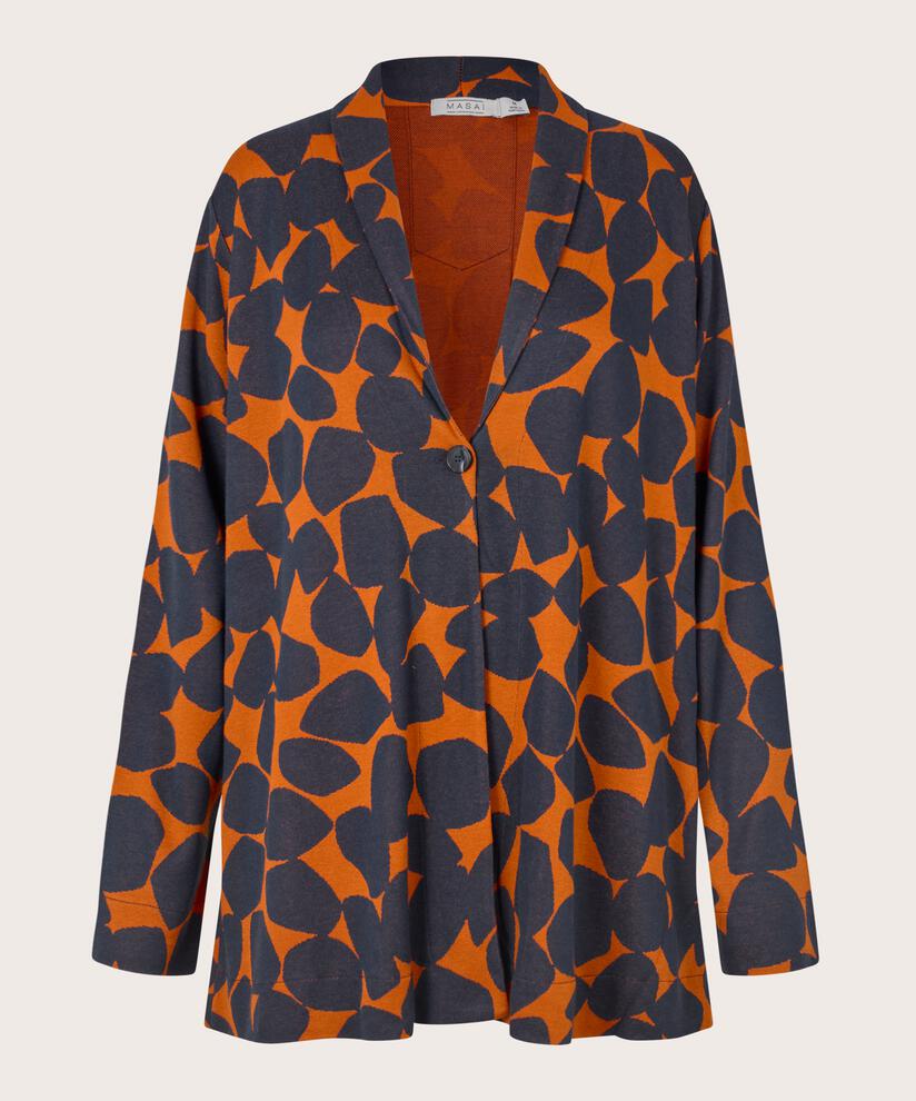 Jerseyjacke mit Einzelknopfverschluss, Autumnal