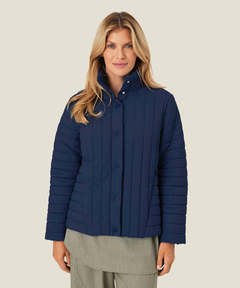 Jacke mit Stehkragen und Eingrifftaschen, Navy Blazer