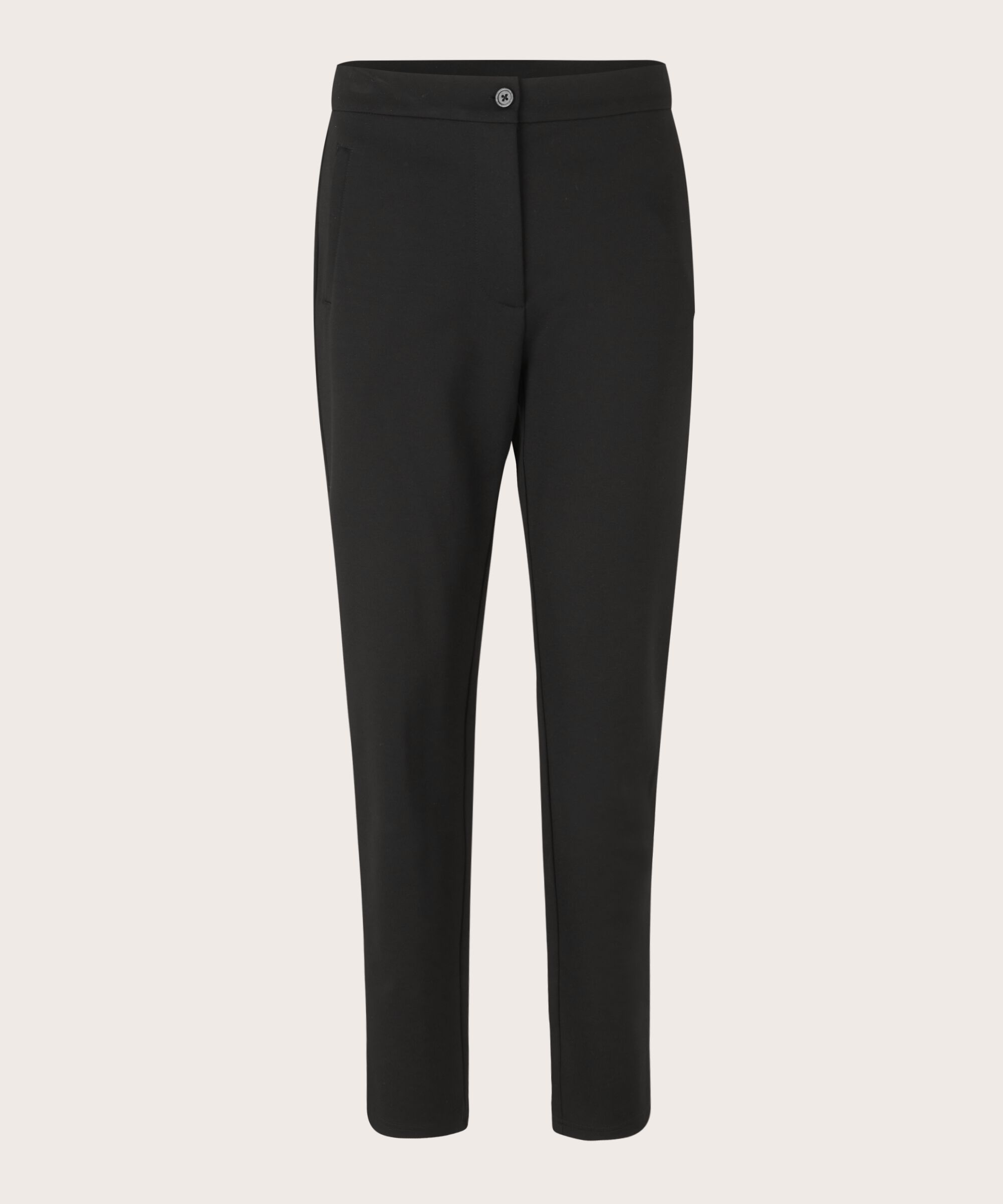Schwere Jerseyhose mit Waden, Black