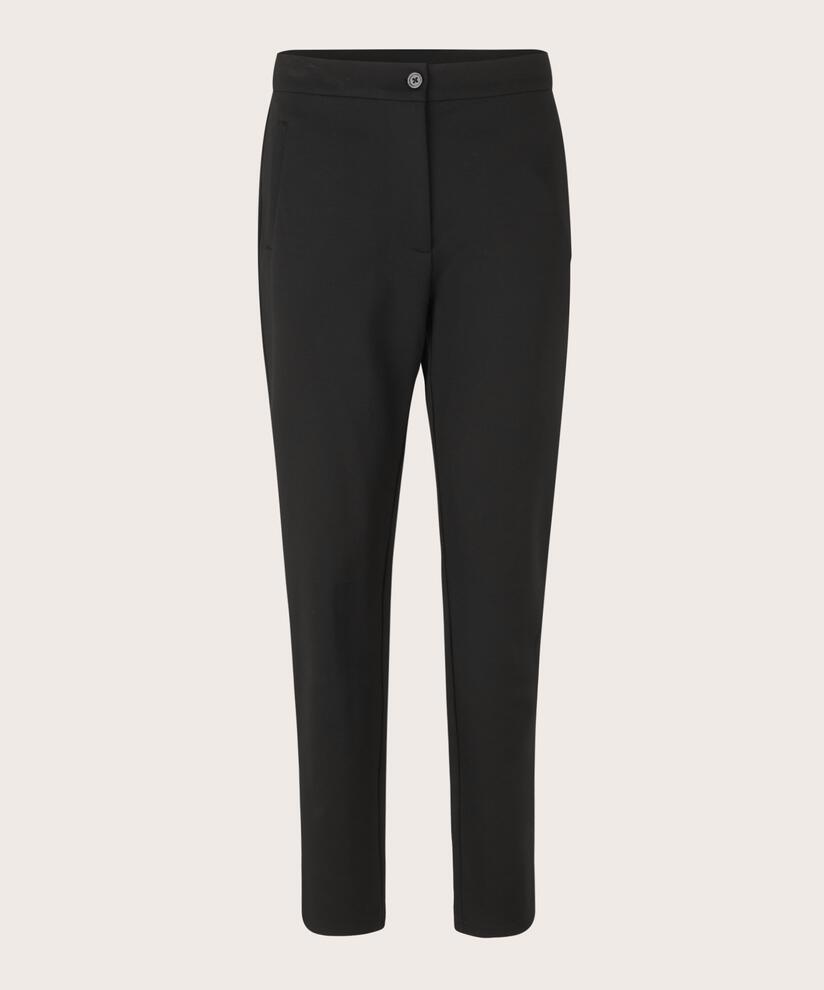 Schwere Jerseyhose mit Waden, Black