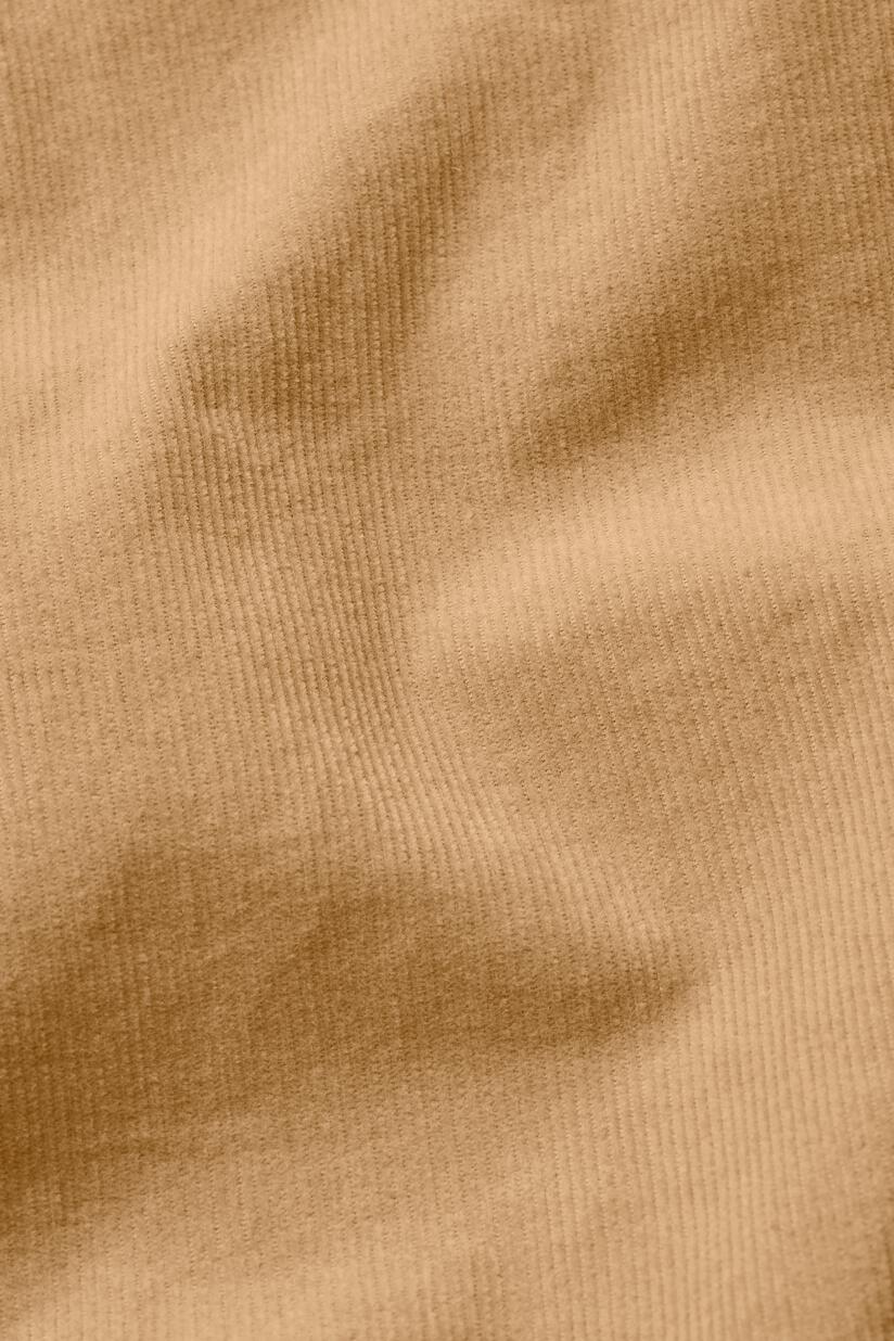 Cordhose mit Gummizug hinten, Travertine
