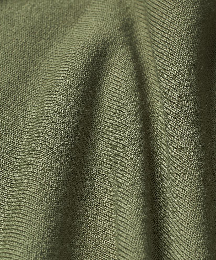 T-shirt Mit V-ausschnitt, D. Lichen Green