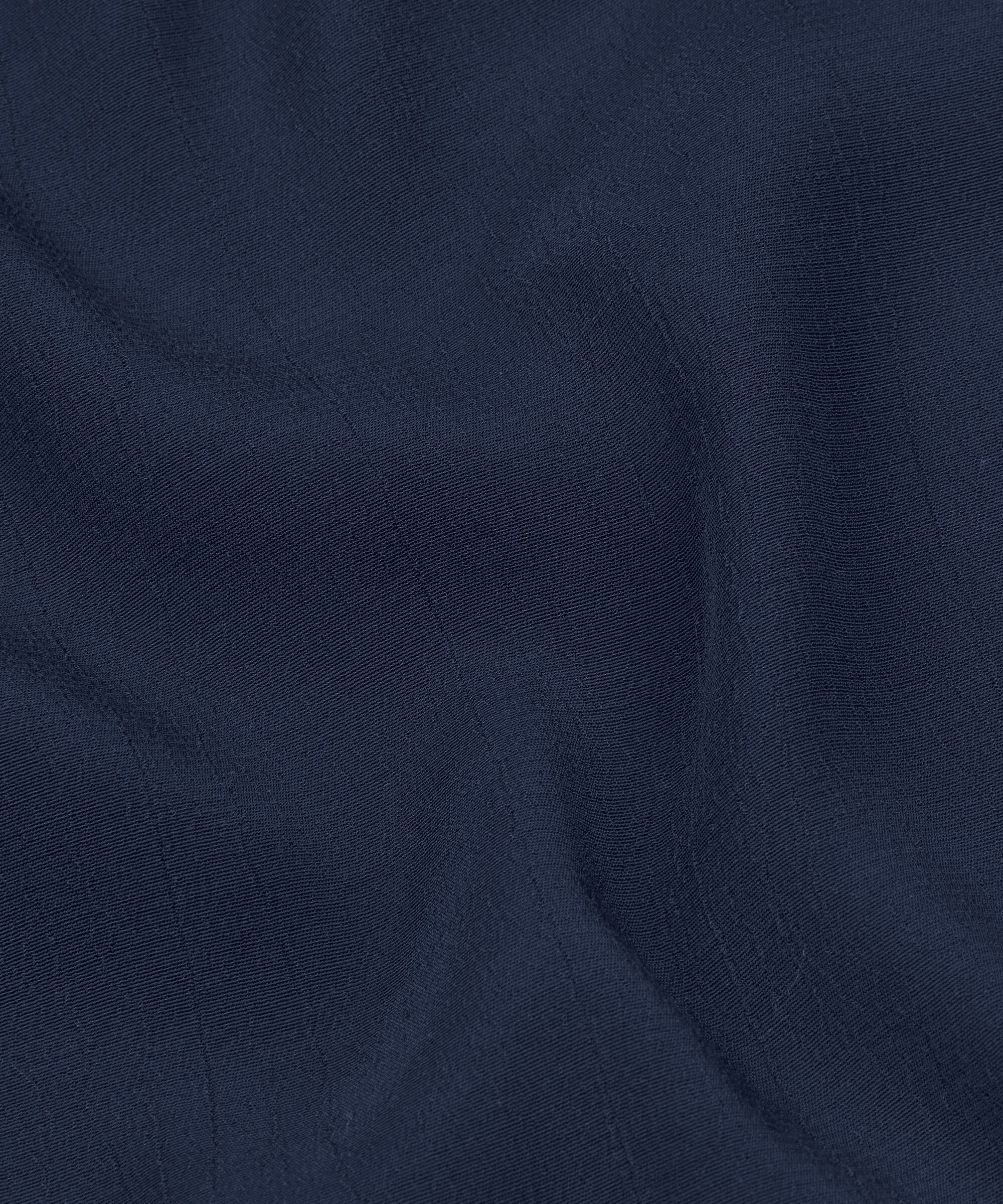 Viskosebluse Mit 3/4 Ärmeln, Navy Blazer