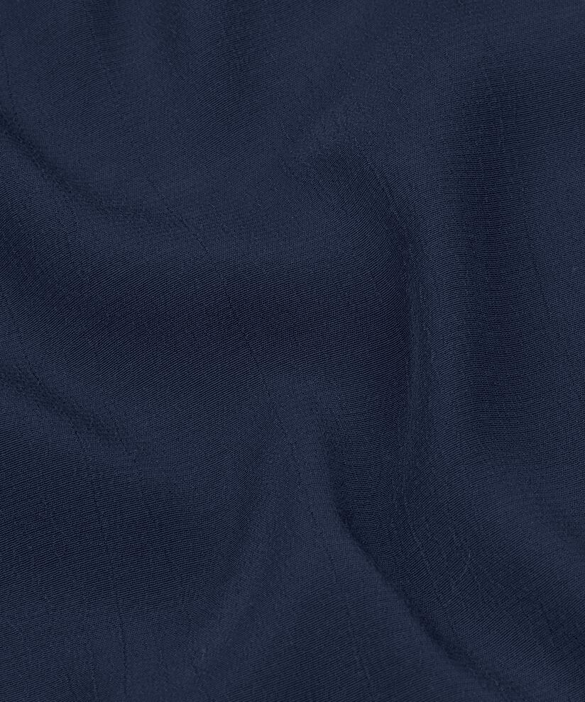 Viskosebluse Mit 3/4 Ärmeln, Navy Blazer