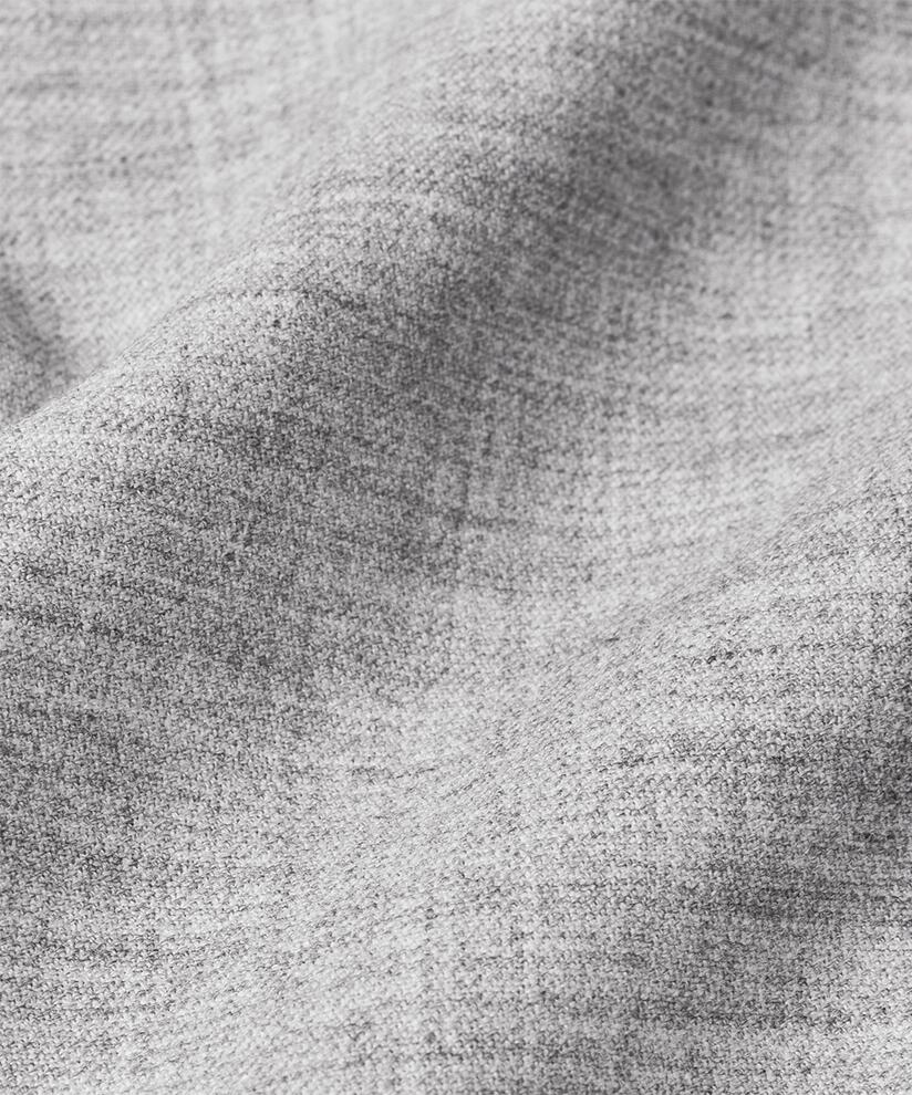 Hose mit geradem Bein und elastischem Bund hinten, L. Grey mel.