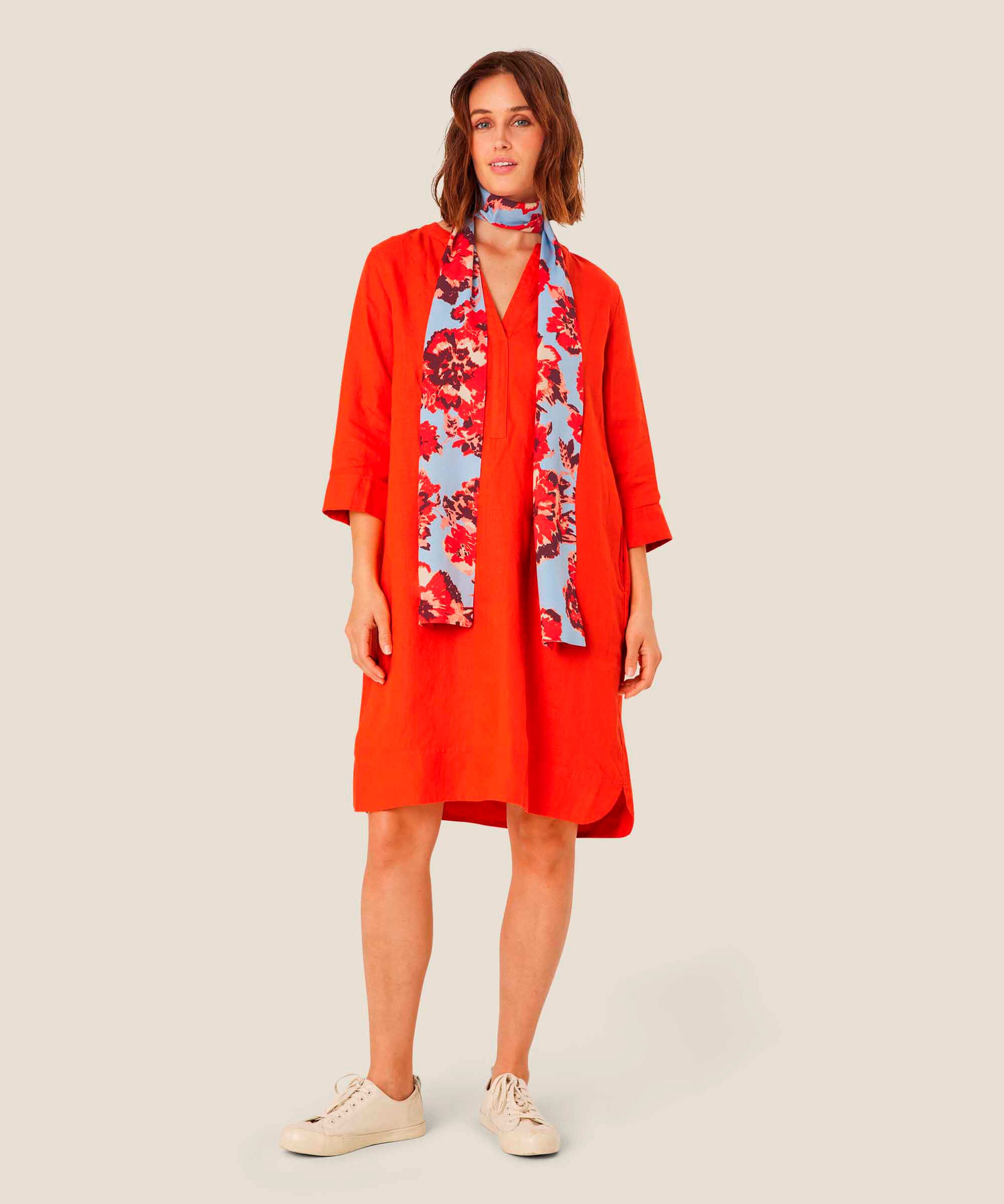 Tuch aus Viskose, Orange com