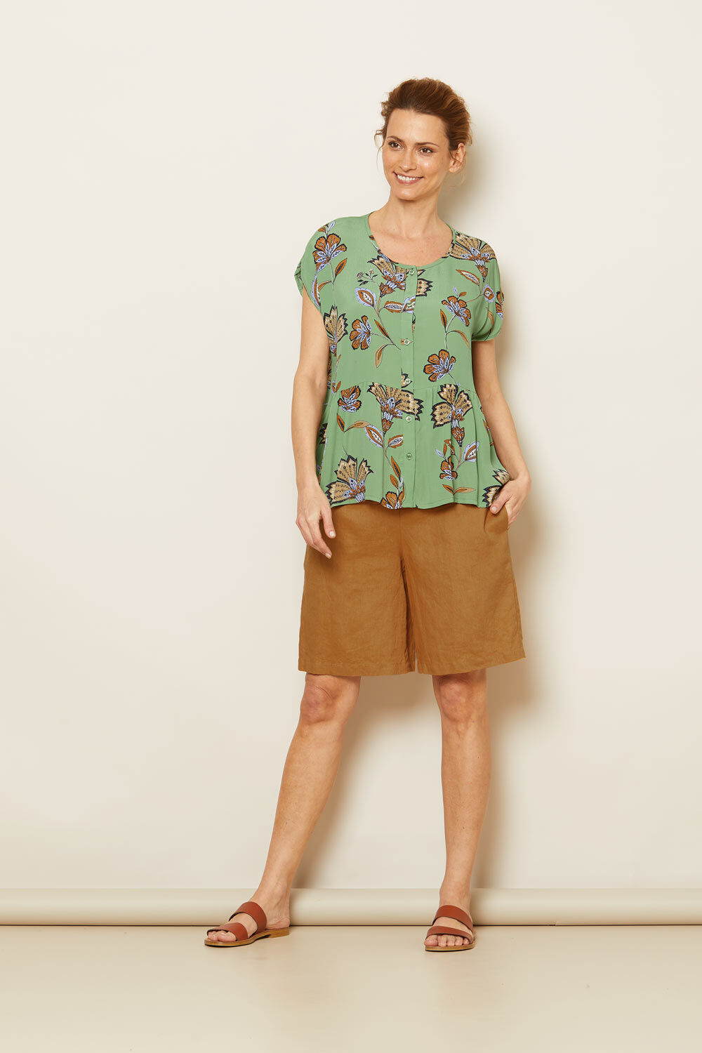 IDALI HEMDBLUSE, Stone Green