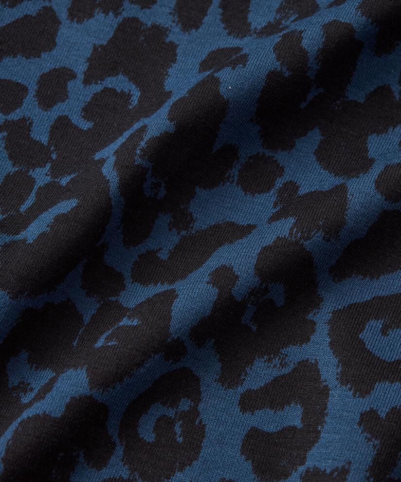 Tulpenkleid mit Rollkragen und Eingrifftaschen, Moonlit Ocean