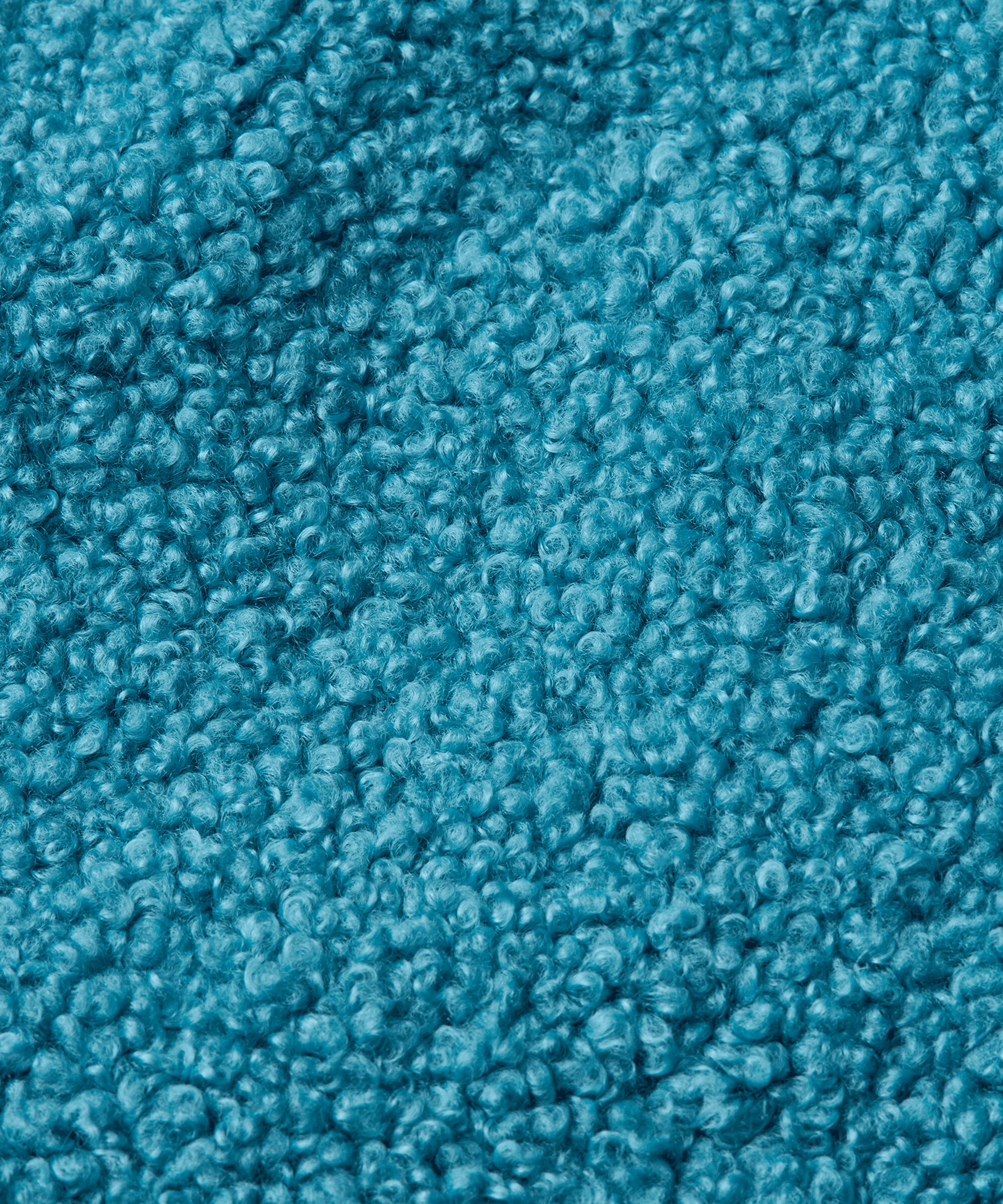 Kurze Jacke Aus Teddyfleece, Proven Blue