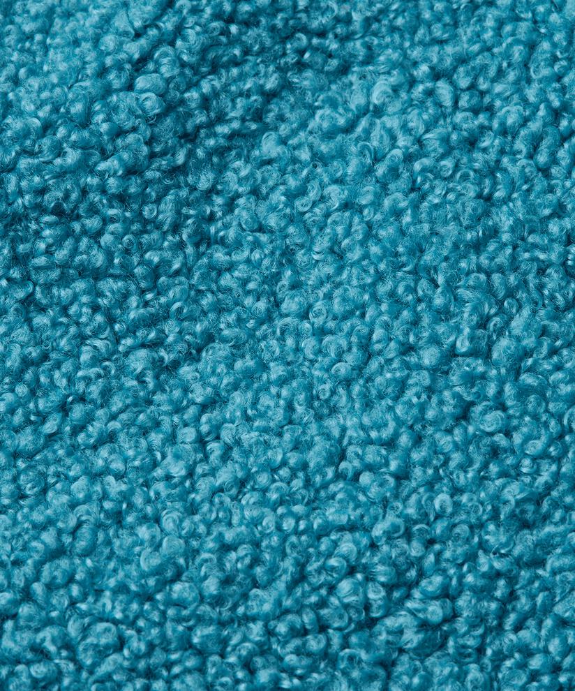 Kurze Jacke Aus Teddyfleece, Proven Blue