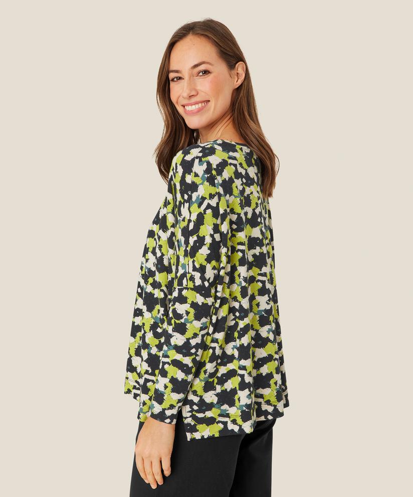 Bedrucktes Oversize-jersey-top, Oasis