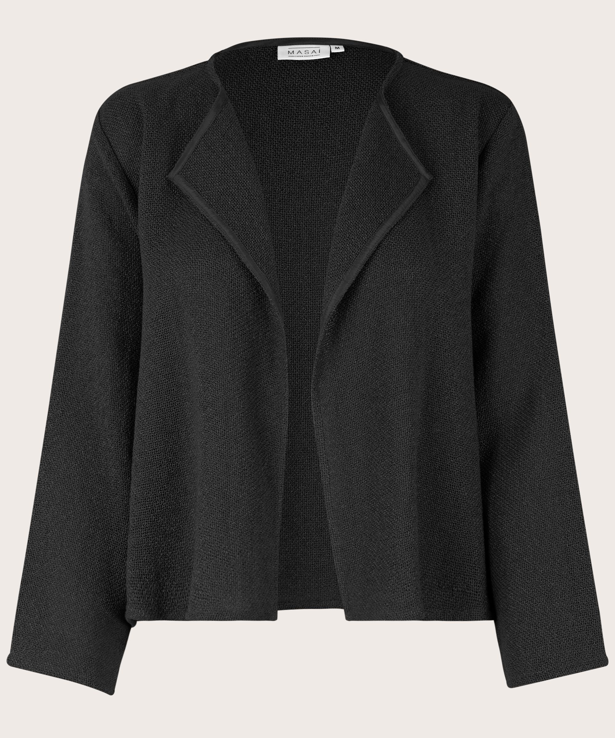 Kurze Jacke Aus Bouclé, Black