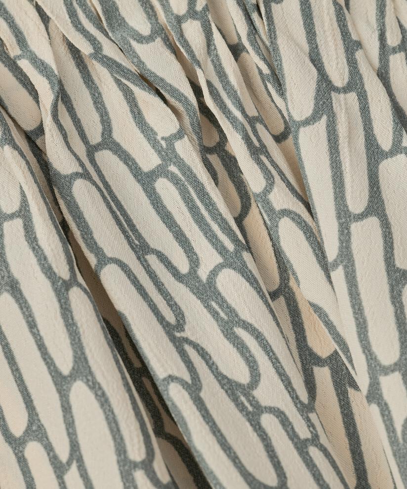 Viskosebluse mit V-Ausschnitt und Wade, Balsam Green