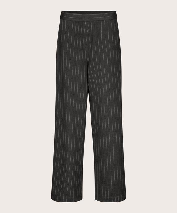 Jerseyhose mit Nadelstreifen, Black