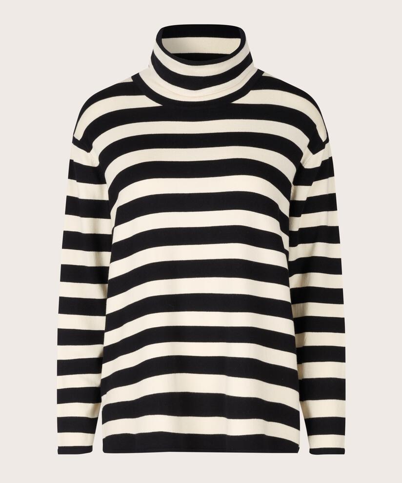 Flikka Pullover, Black/Whitec.