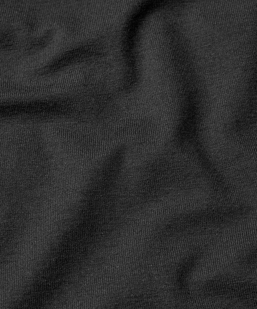 Jerseykleid mit Falten vorne und Eingrifftaschen, Black