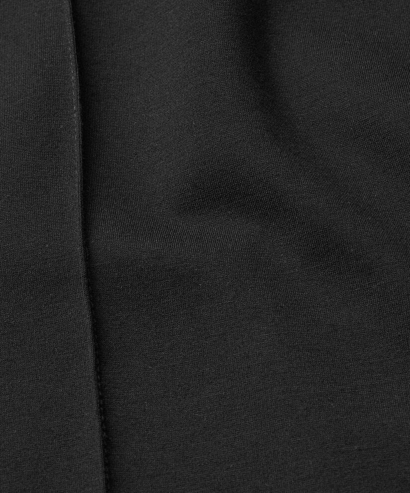 Leggings in schwerer Jersey-Qualität mit eingenähten Bügelfalten, Black