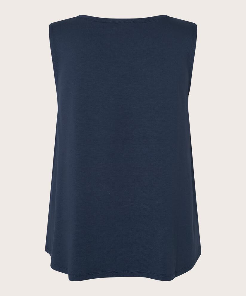 Ärmelloses Jersey-top, Mood Indigo