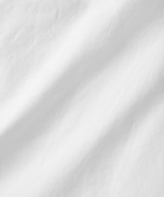 Baumwollhemd mit längerem Rücken, White