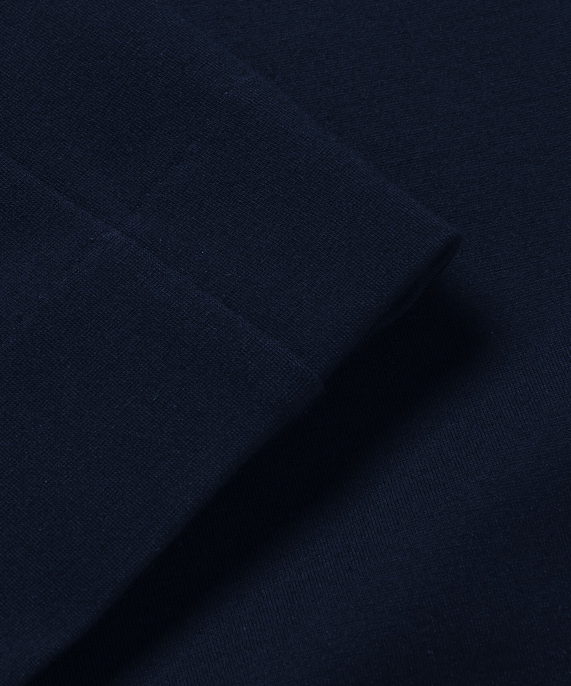 Verkürzte Hose In Schwerer Jersey-qualität, Navy