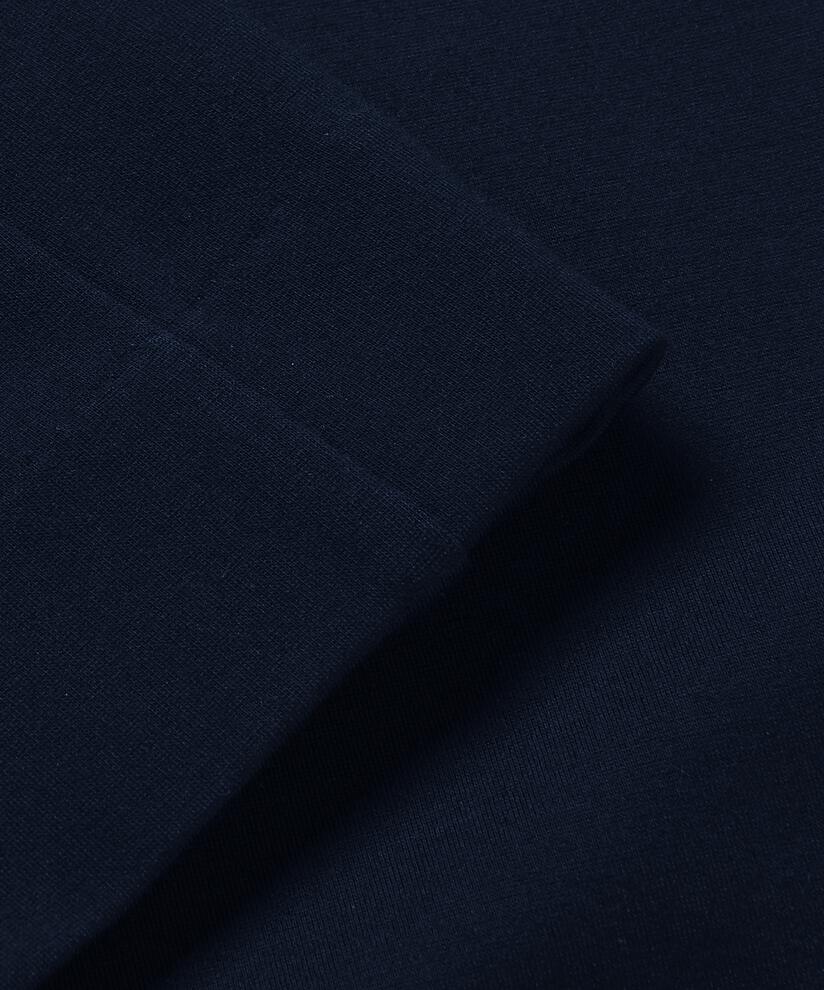 Verkürzte Hose In Schwerer Jersey-qualität, Navy