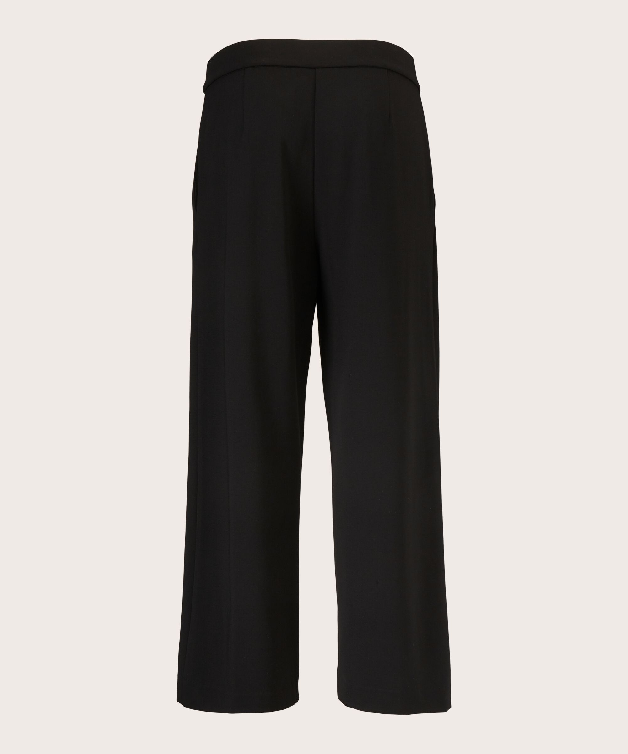 Schwere Jerseyhose Mit Taschen, Black