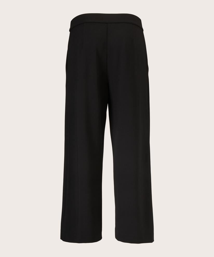 Schwere Jerseyhose Mit Taschen, Black