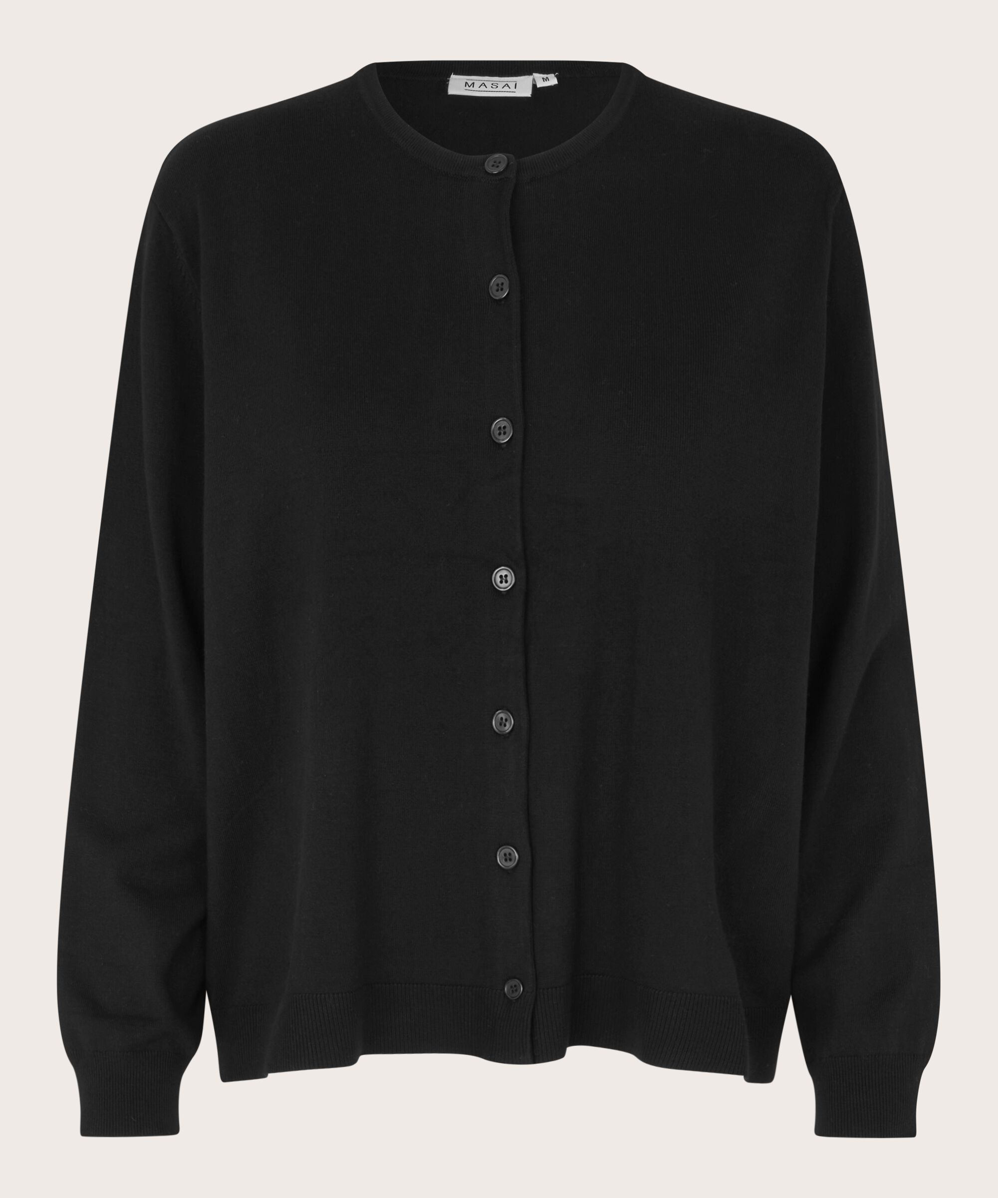 Cardigan mit Knöpfen, Black
