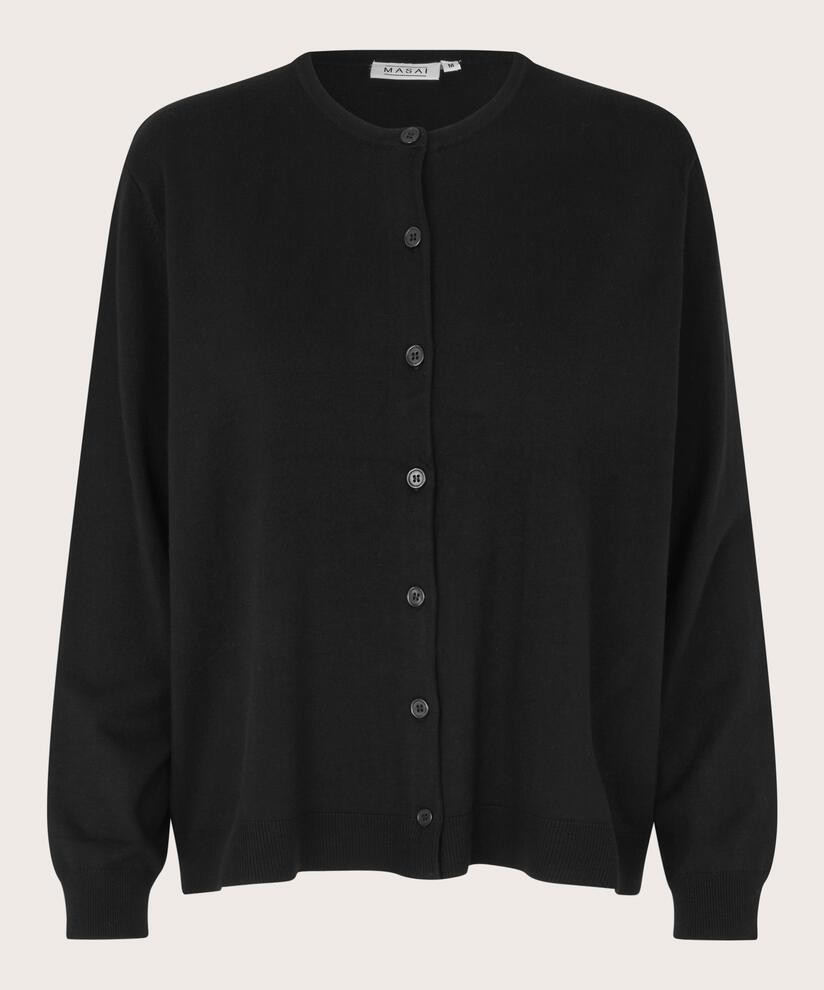Cardigan mit Knöpfen, Black