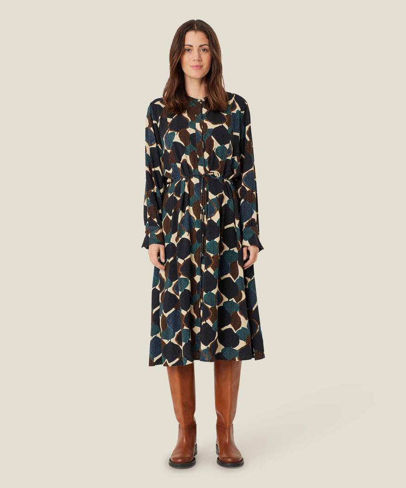 Hemdkleid mit abnehmbarem Gürtel, Chipmunk